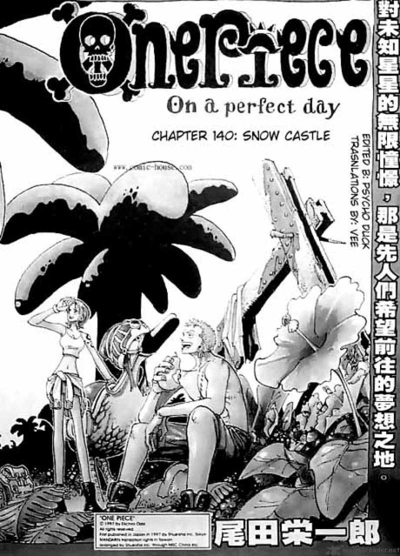 One Piece Chapter 140 — page 1