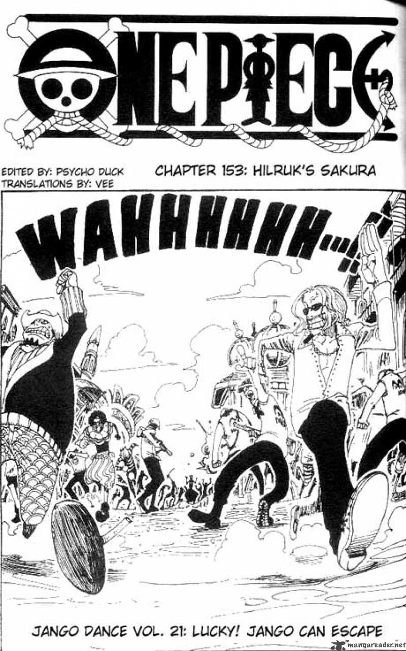 One Piece Chapter 153 — page 1