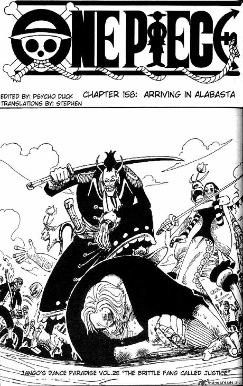One Piece Chapter 158 — page 1