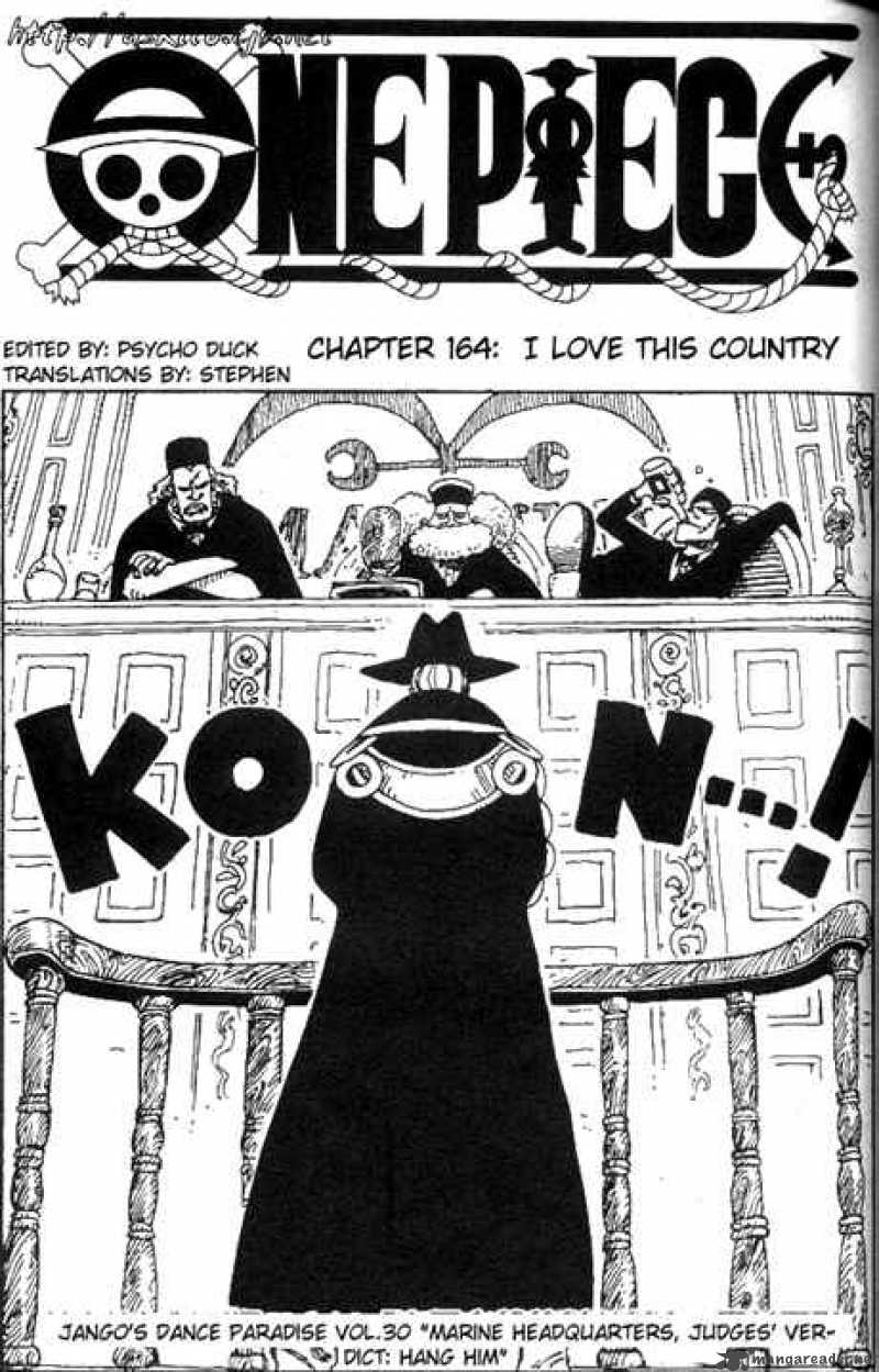One Piece Chapter 164 — page 1