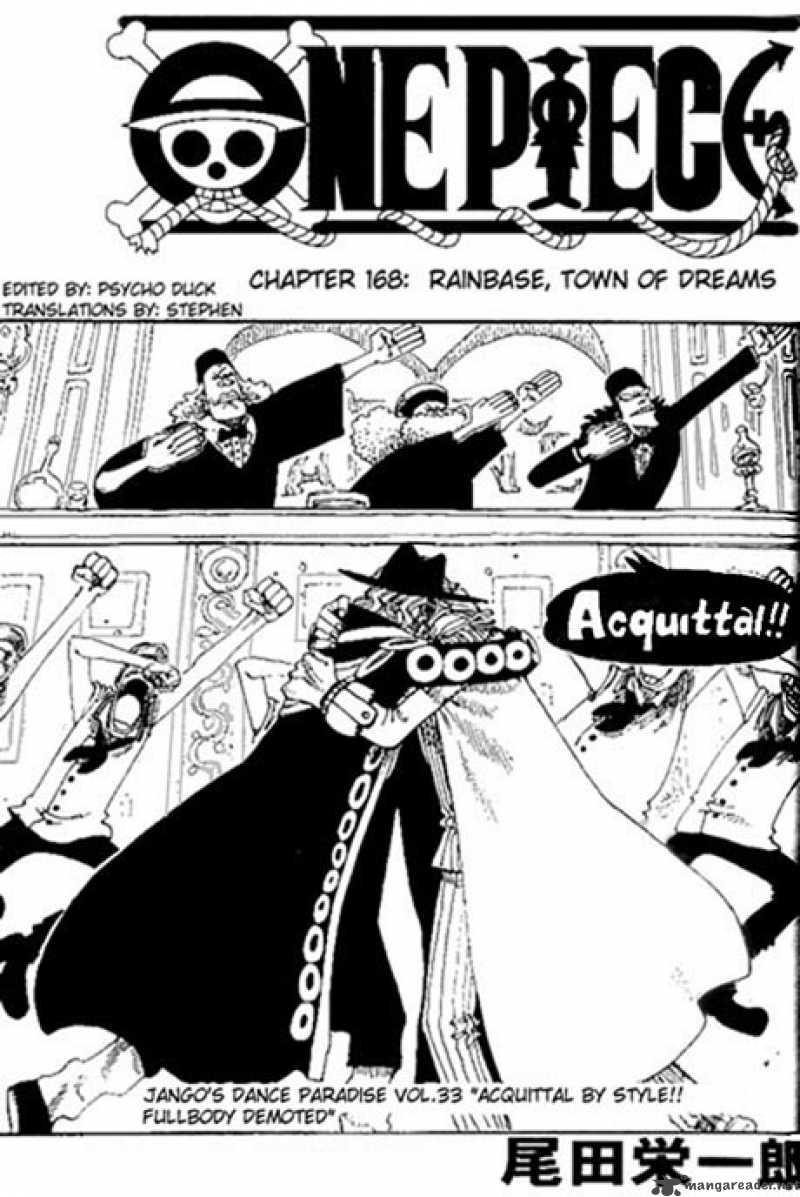 One Piece Chapter 168 — page 1