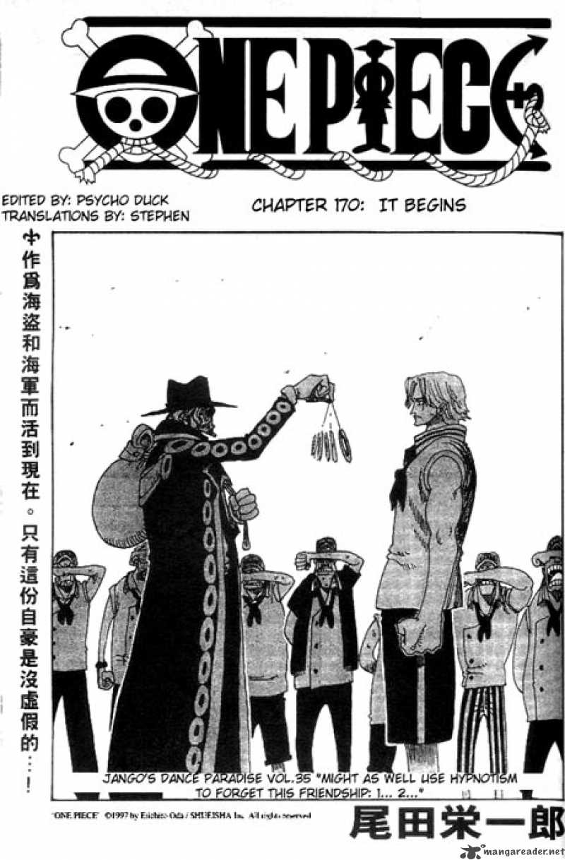 One Piece Chapter 170 — page 1
