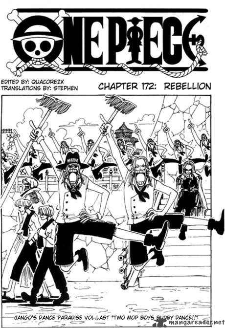 One Piece Chapter 172 — page 1