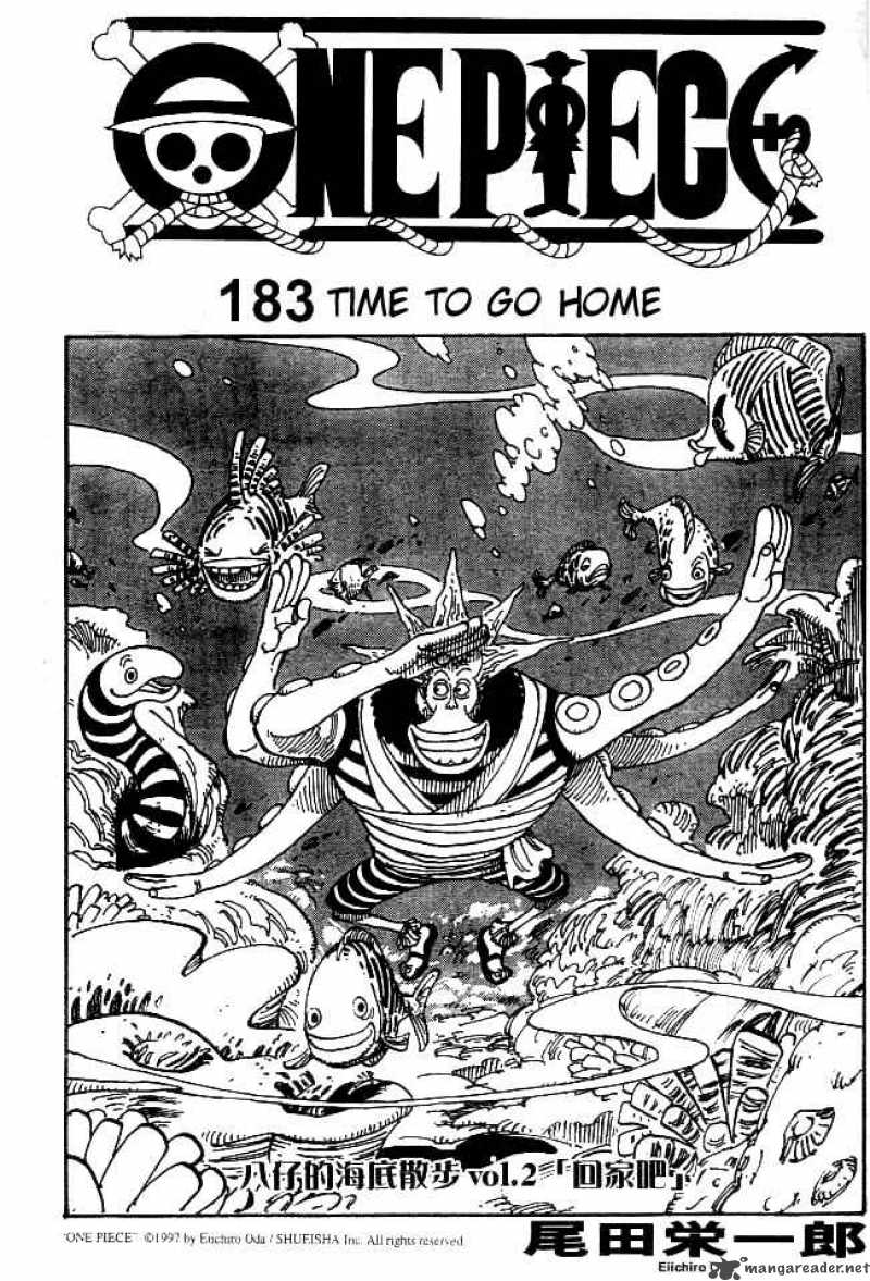 One Piece Chapter 183 — page 1