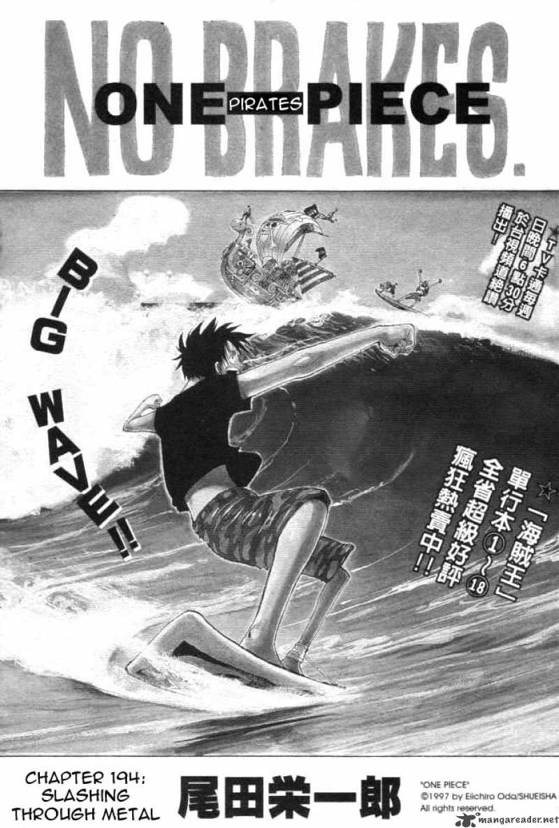 One Piece Chapter 194 — page 1