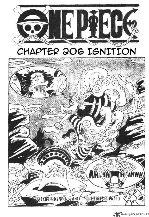 One Piece Chapter 206 — page 1