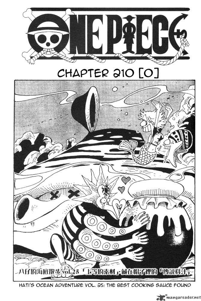One Piece Chapter 210 — page 1