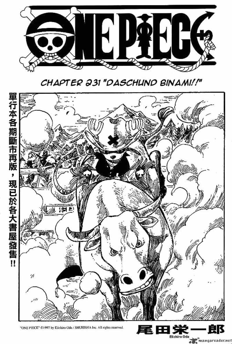 One Piece Chapter 231 — page 1