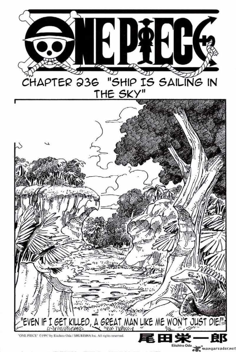 One Piece Chapter 236 — page 1