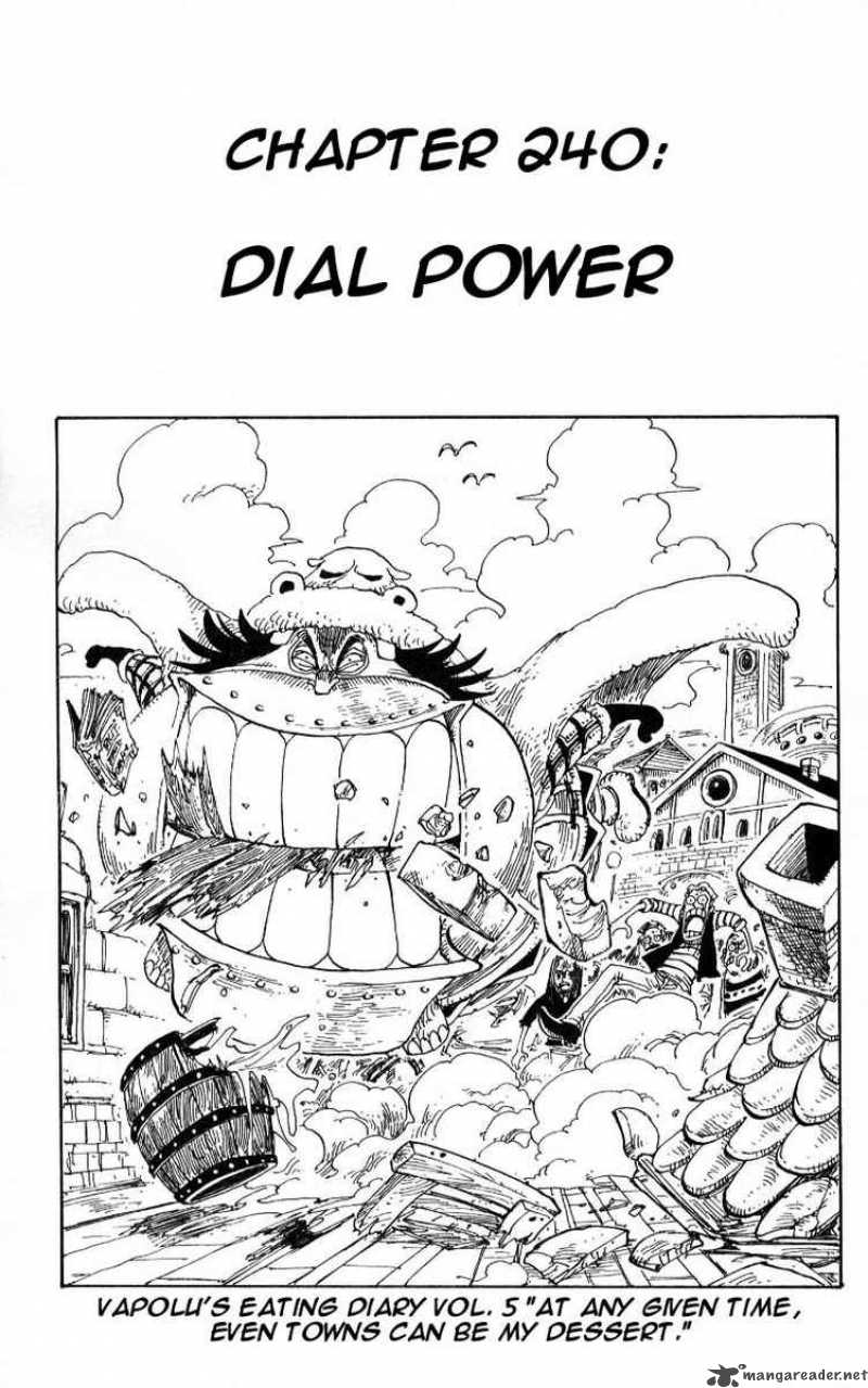 One Piece Chapter 240 — page 1