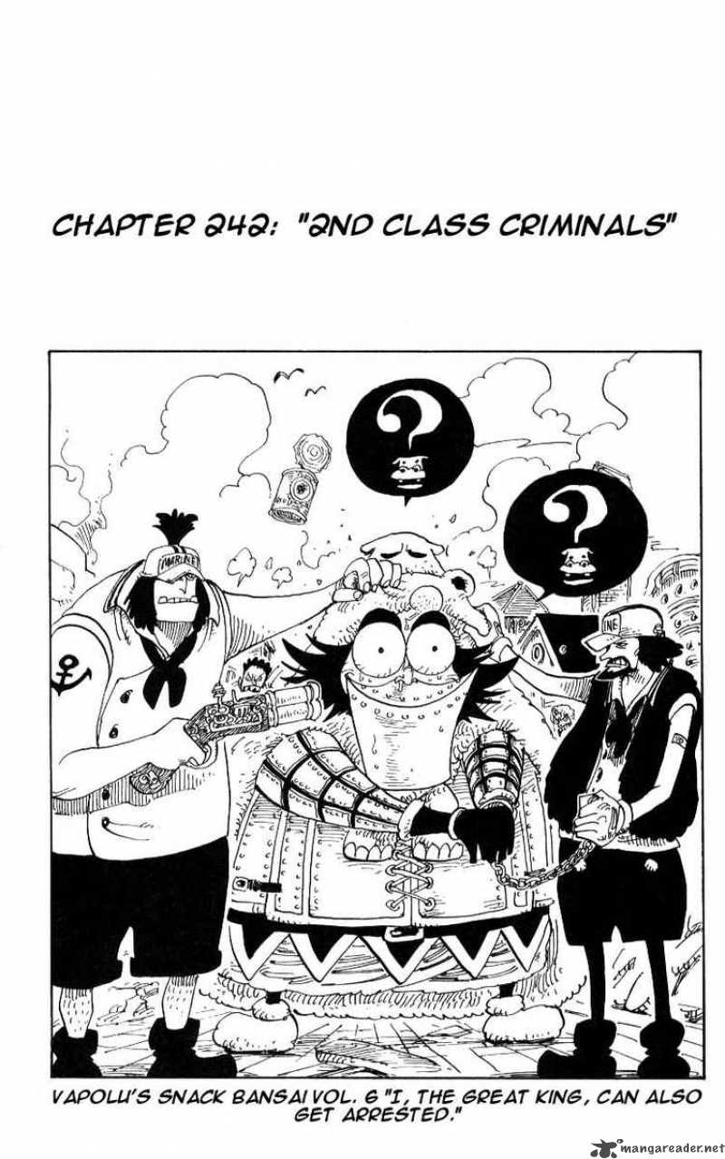 One Piece Chapter 242 — page 1