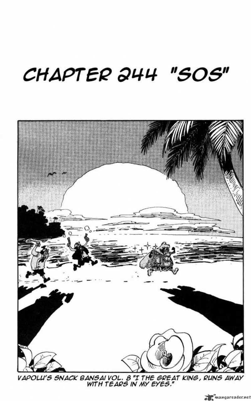 One Piece Chapter 244 — page 1