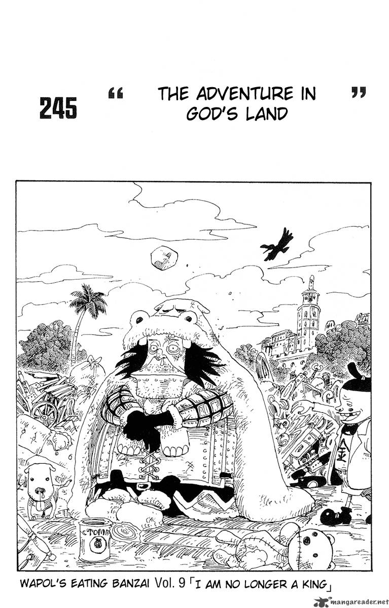 One Piece Chapter 245 — page 1
