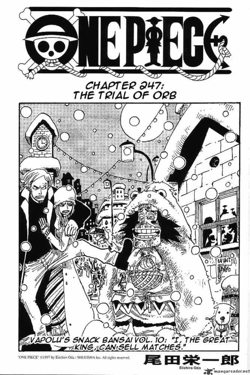 One Piece Chapter 247 — page 1