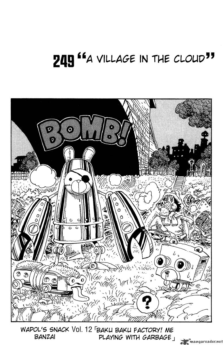 One Piece Chapter 249 — page 1