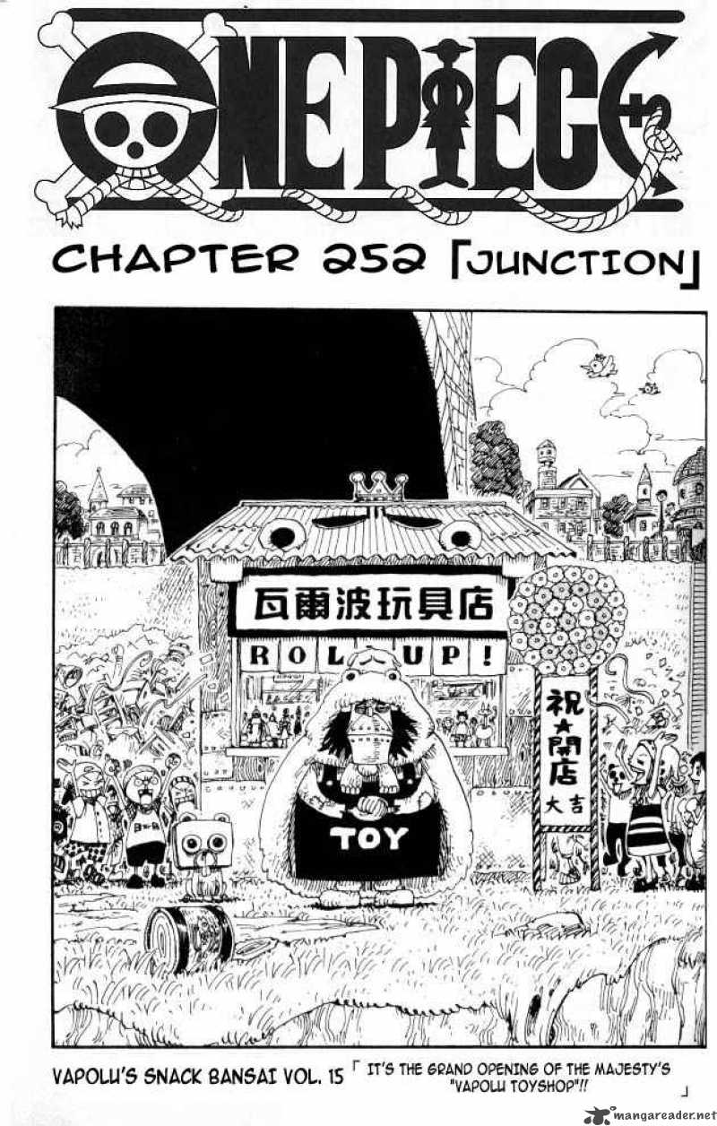 One Piece Chapter 252 — page 1
