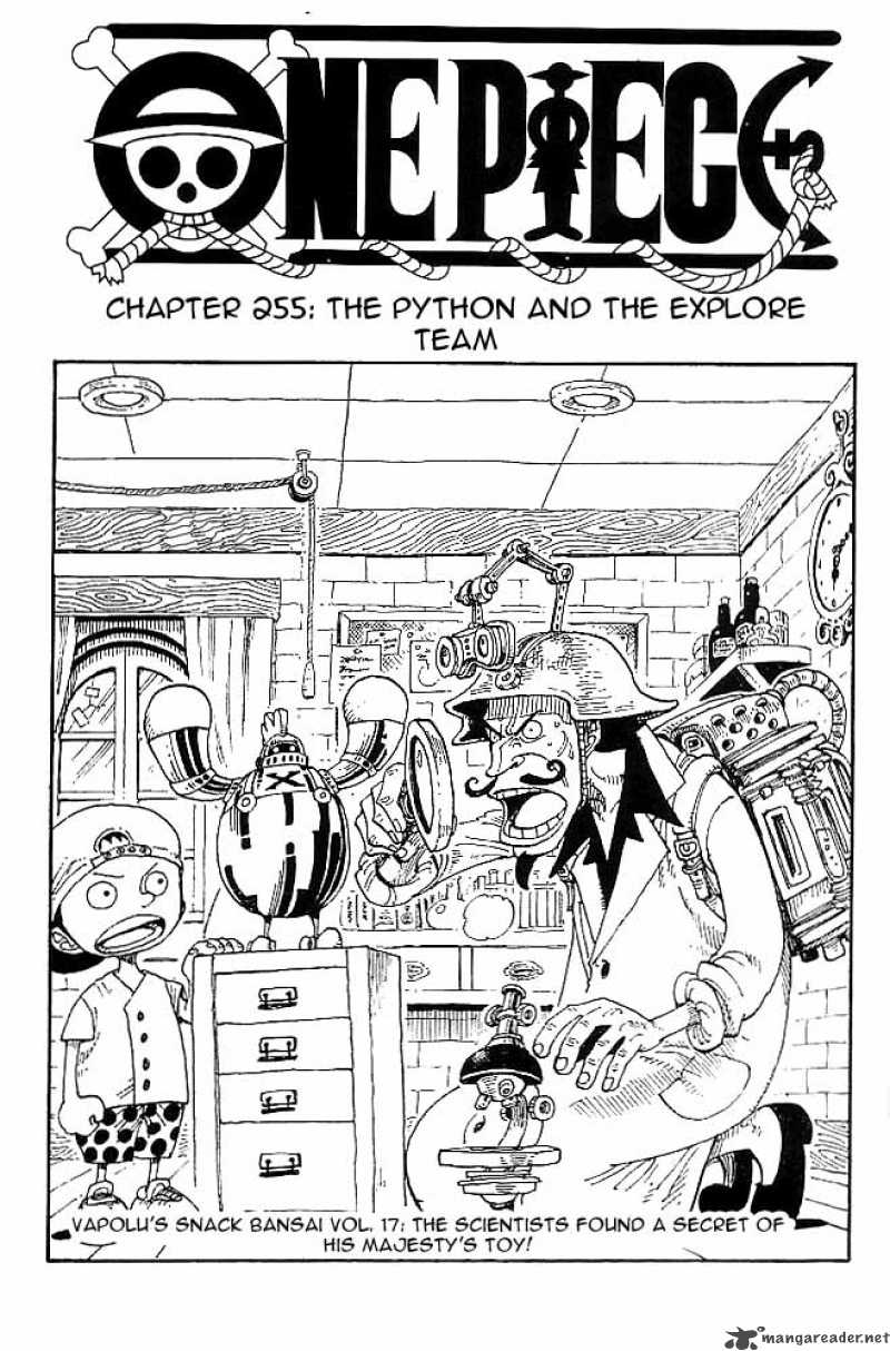 One Piece Chapter 255 — page 1