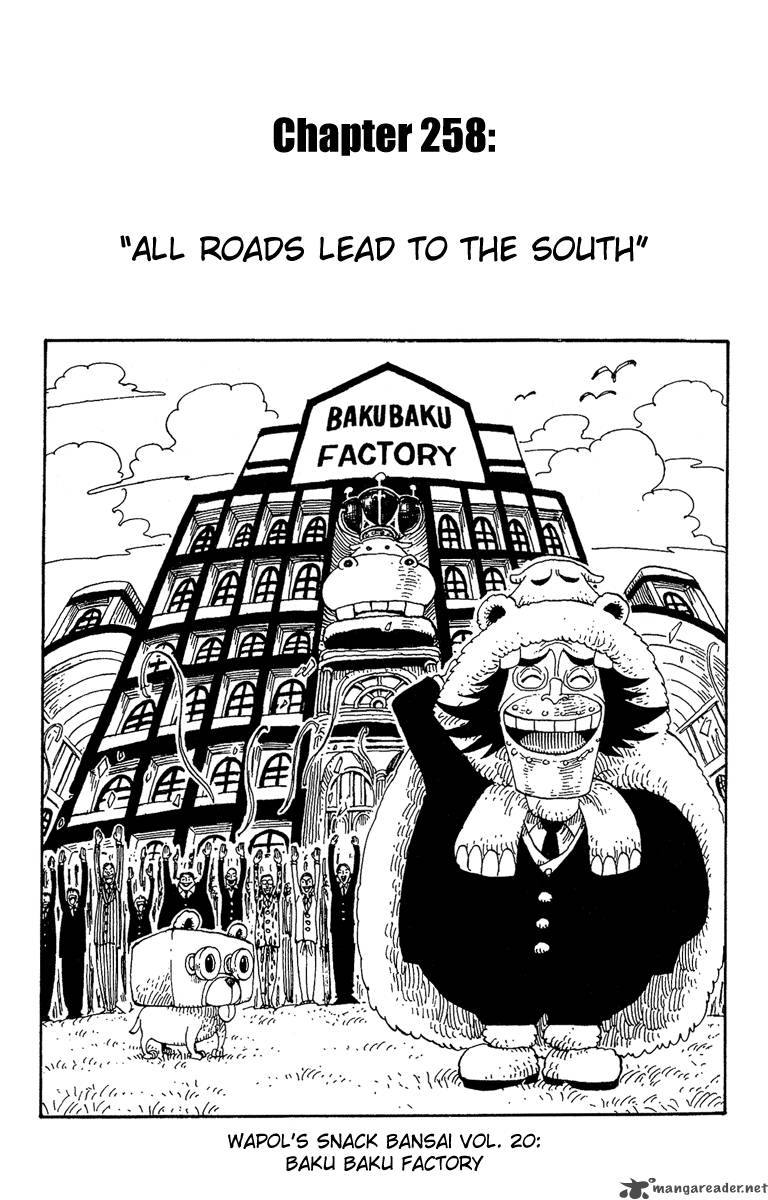 One Piece Chapter 258 — page 1