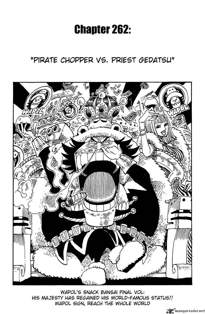 One Piece Chapter 262 — page 1