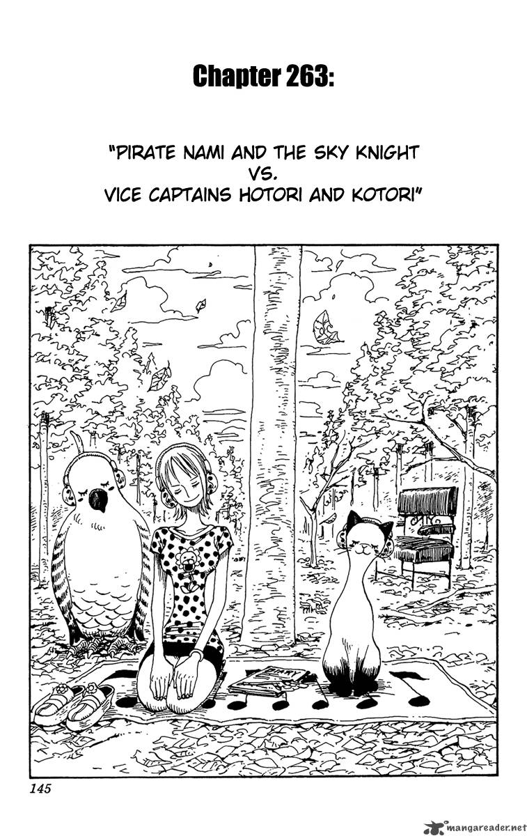 One Piece Chapter 263 — page 1