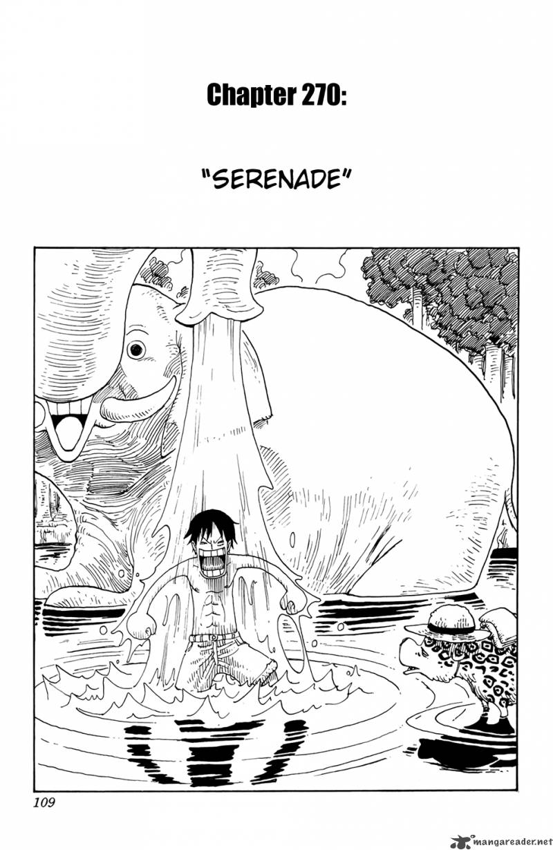 One Piece Chapter 270 — page 1