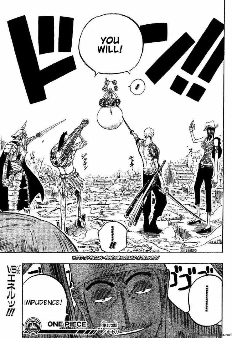 One Piece Chapter 273 — page 18