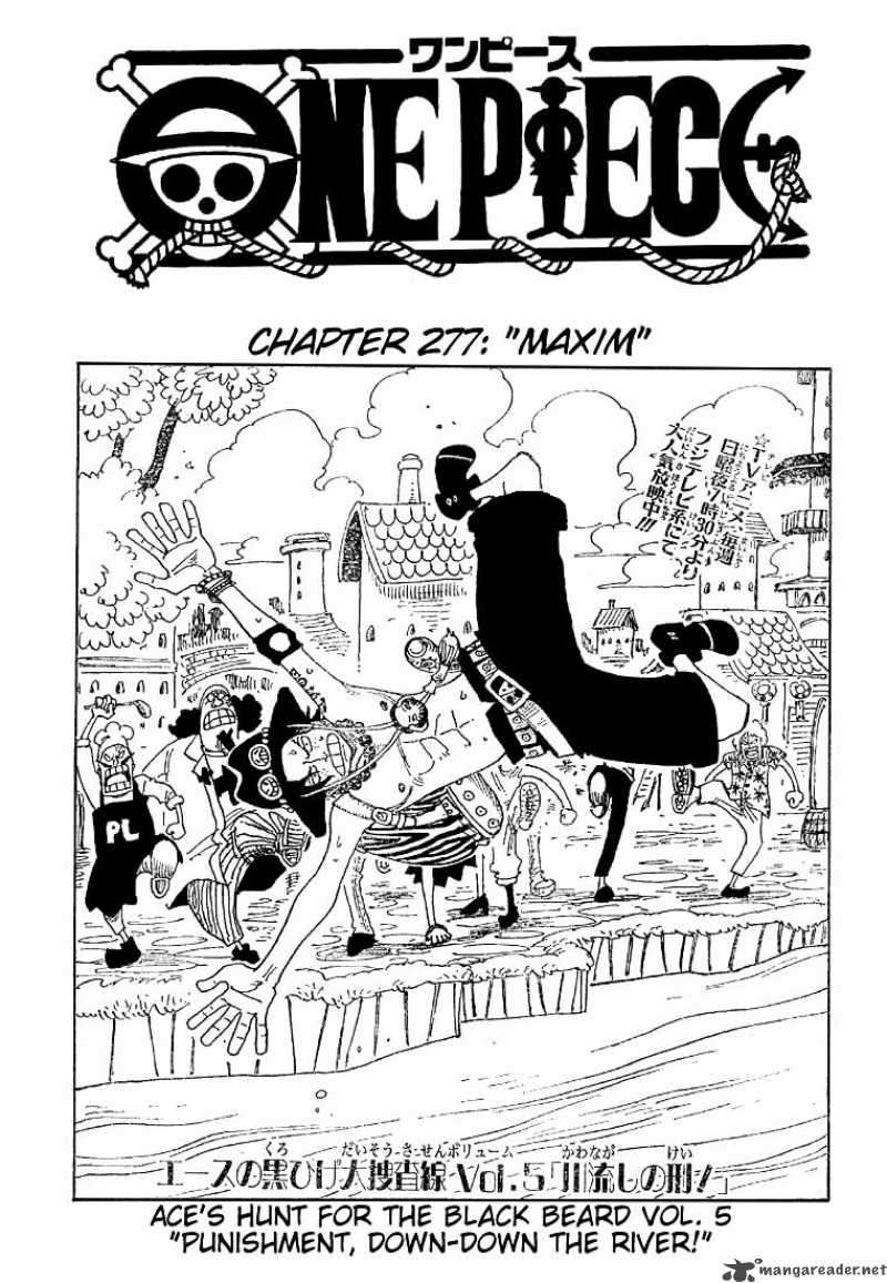 One Piece Chapter 277 — page 1
