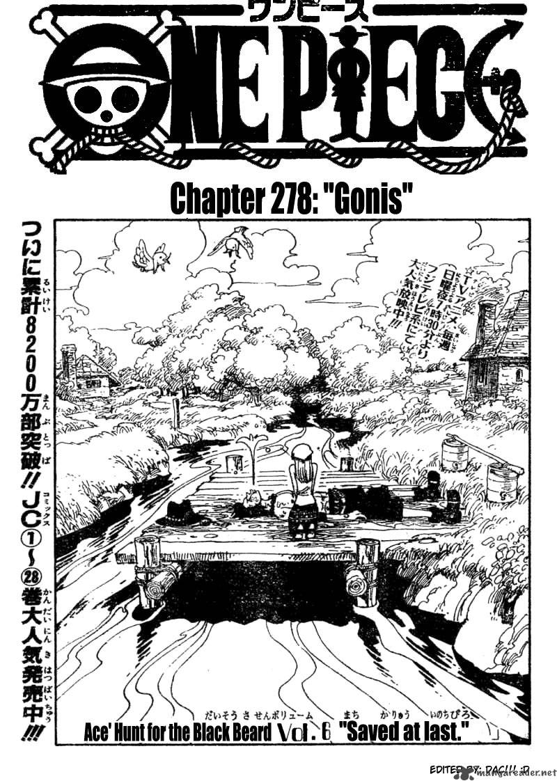 One Piece Chapter 278 — page 1