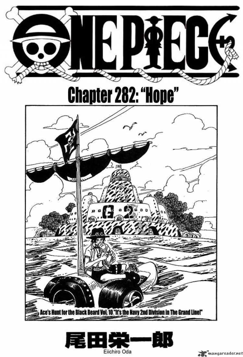 One Piece Chapter 282 — page 1