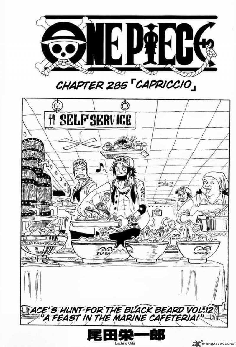 One Piece Chapter 285 — page 1