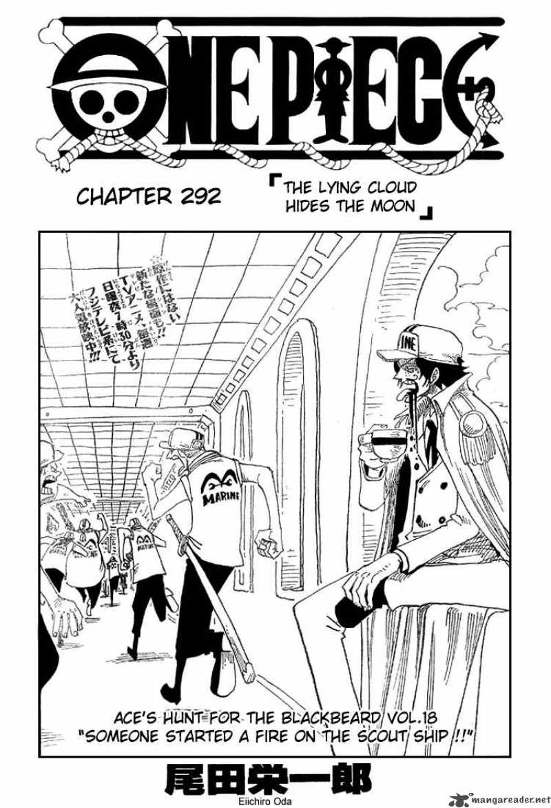 One Piece Chapter 292 — page 1