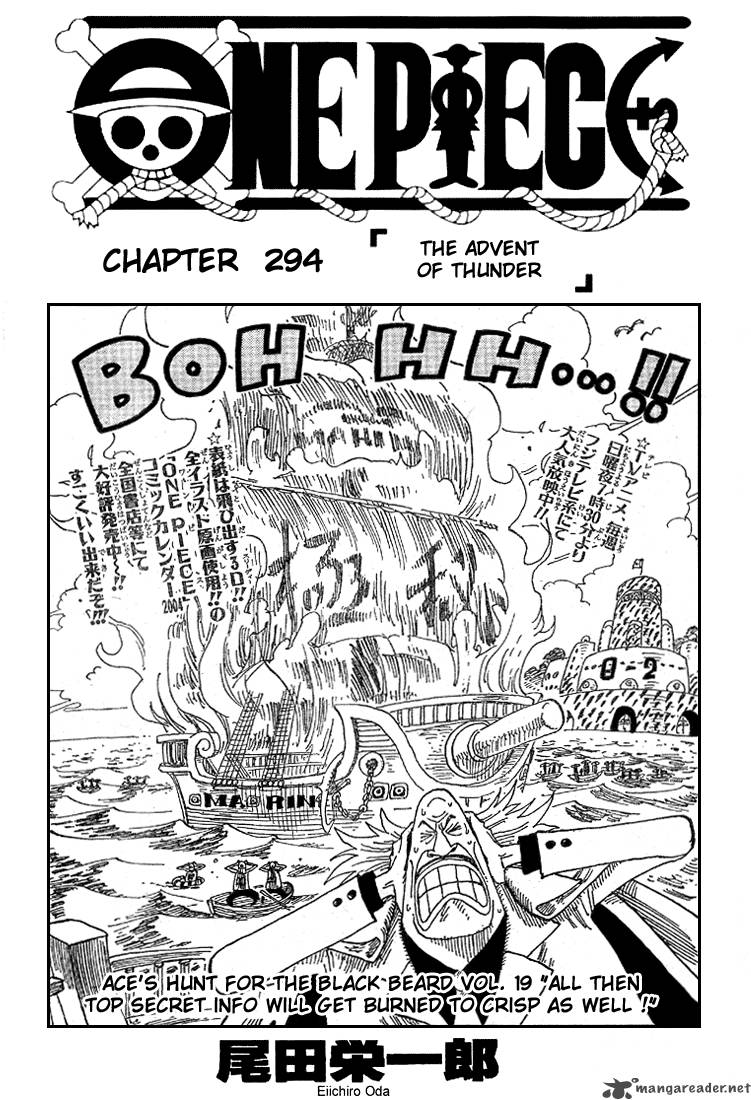 One Piece Chapter 294 — page 1