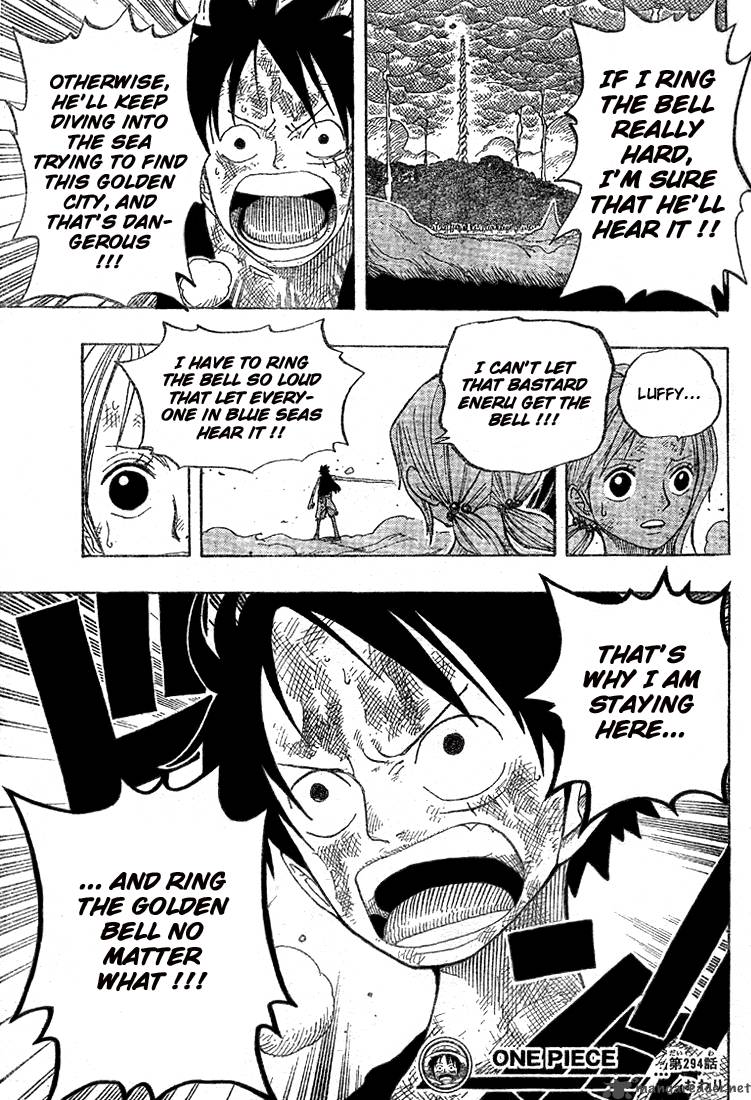 One Piece Chapter 294 — page 18