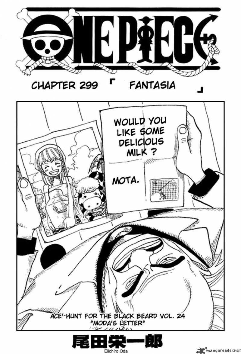 One Piece Chapter 299 — page 1