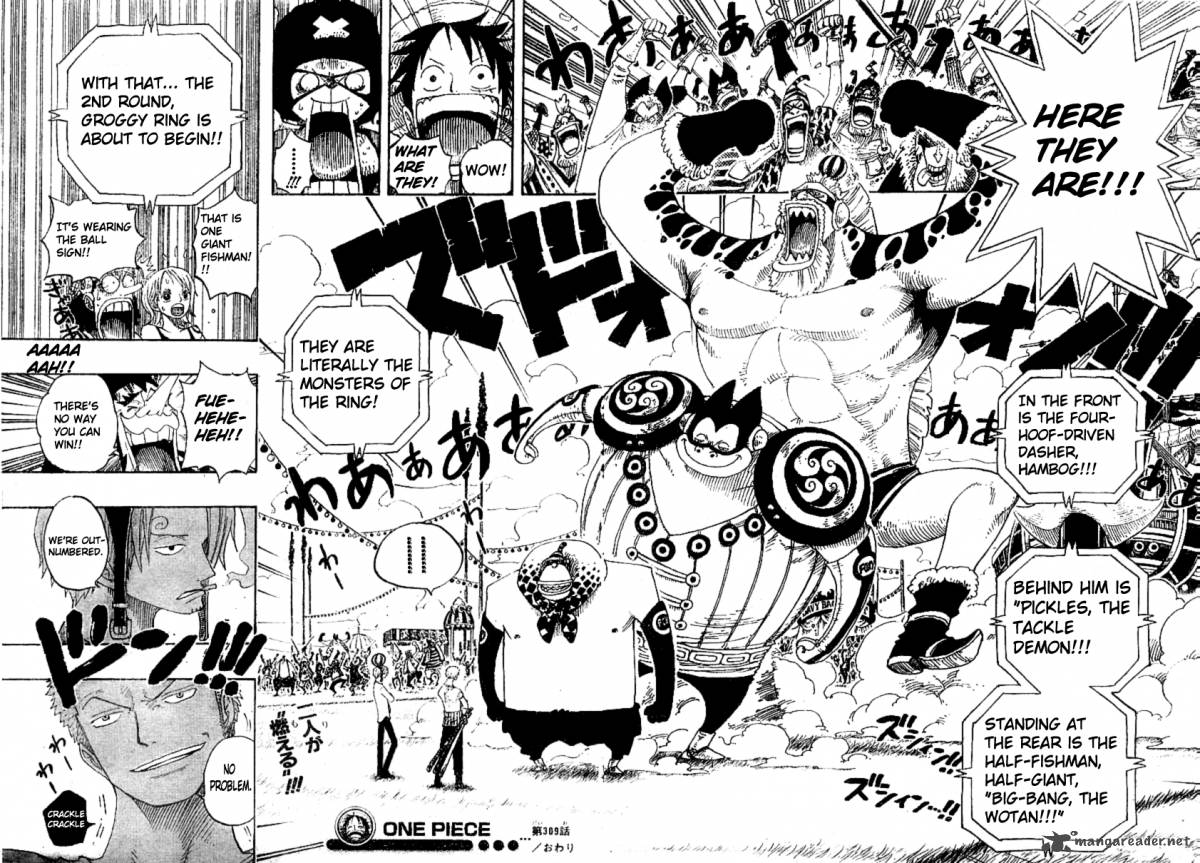 One Piece Chapter 309 — page 17