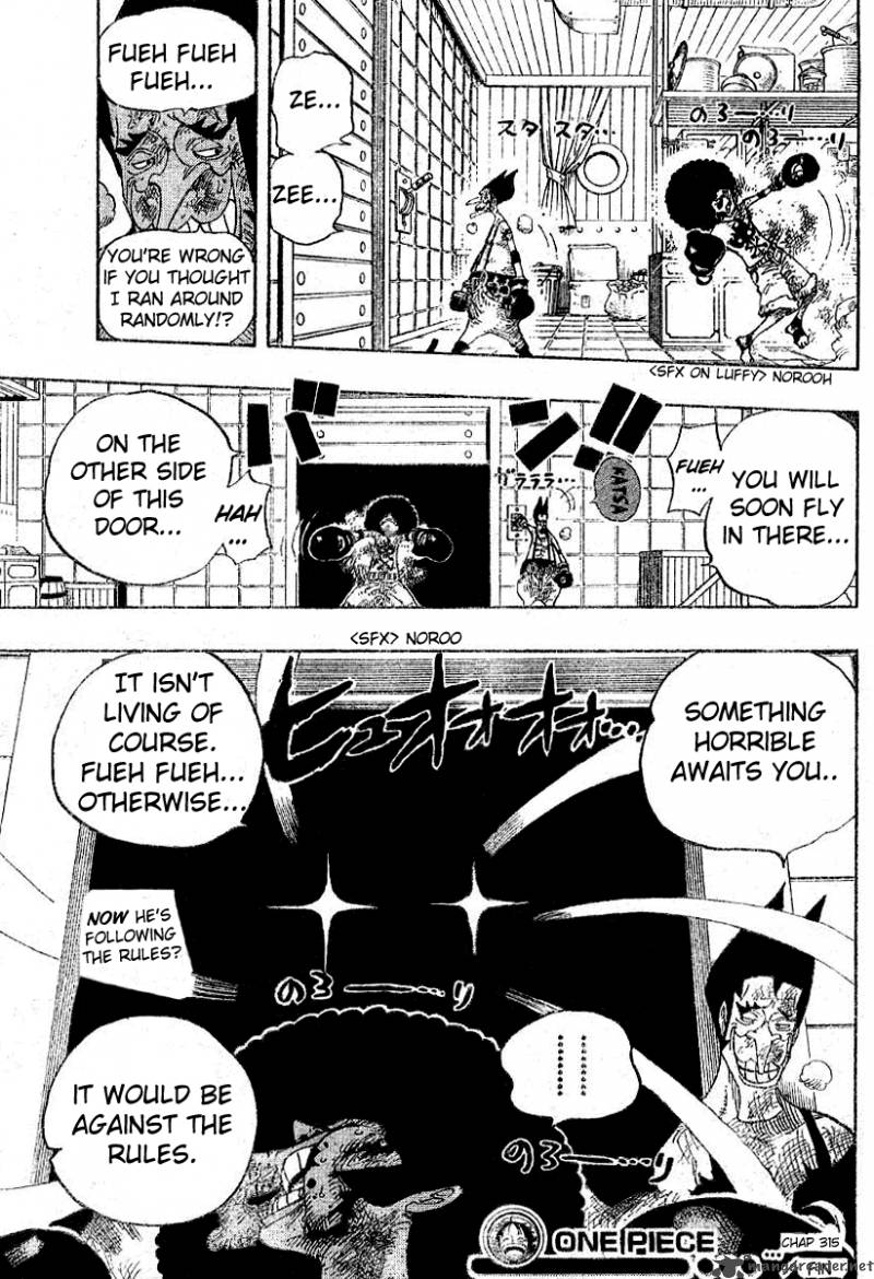 One Piece Chapter 315 — page 19