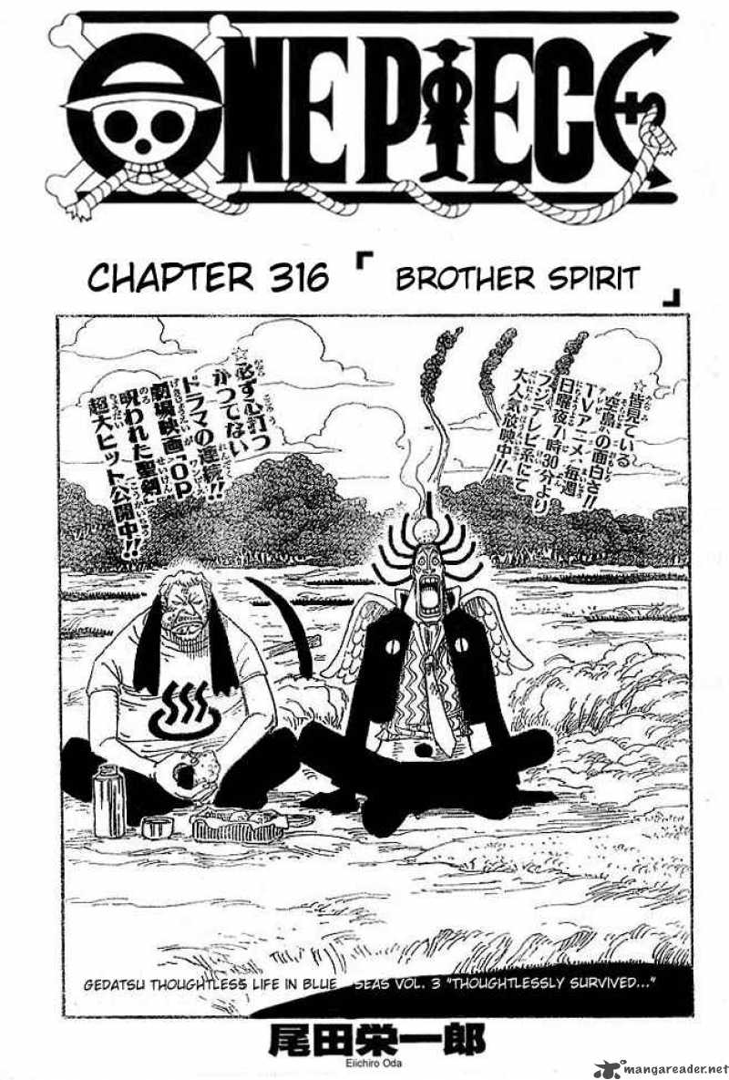 One Piece Chapter 316 — page 1
