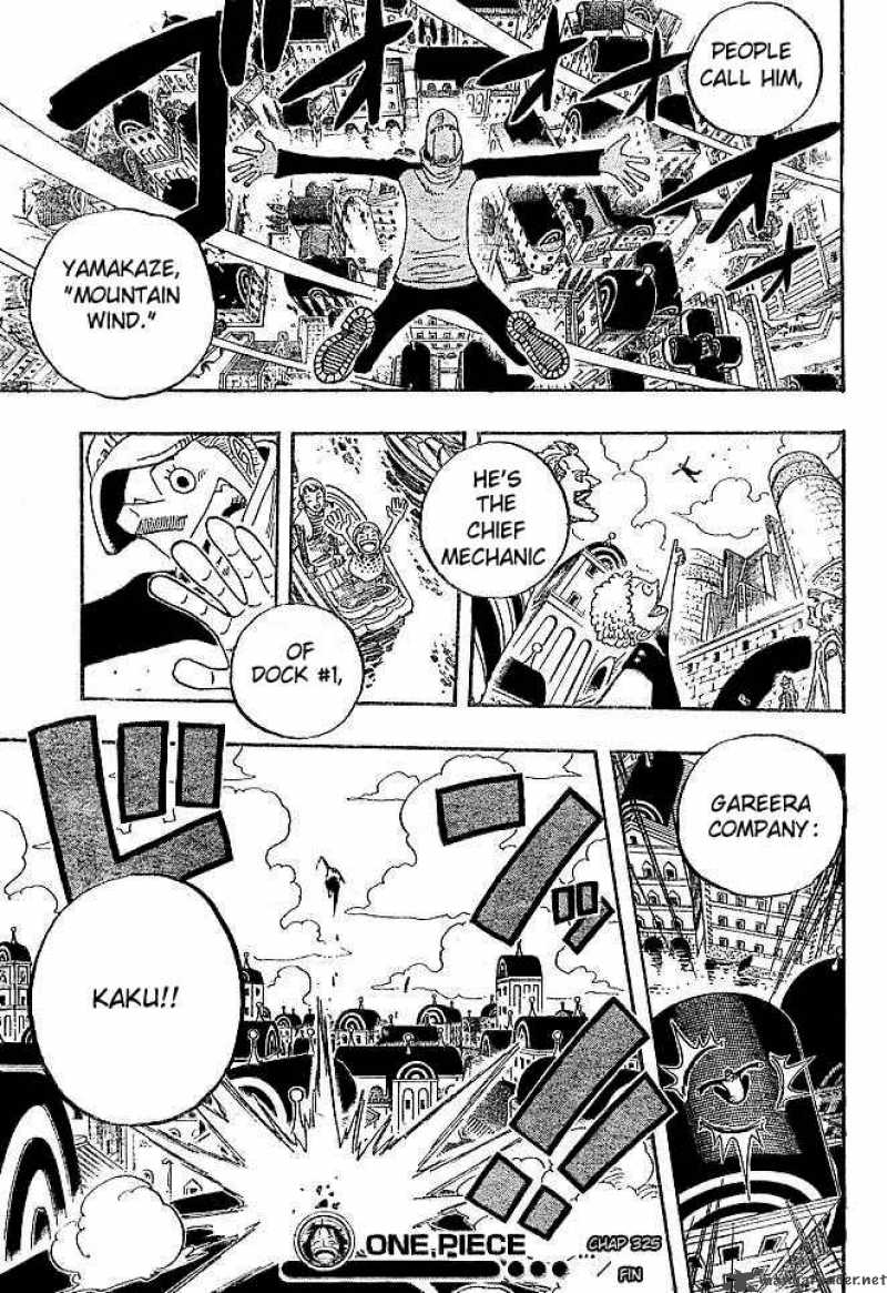 One Piece Chapter 325 — page 19