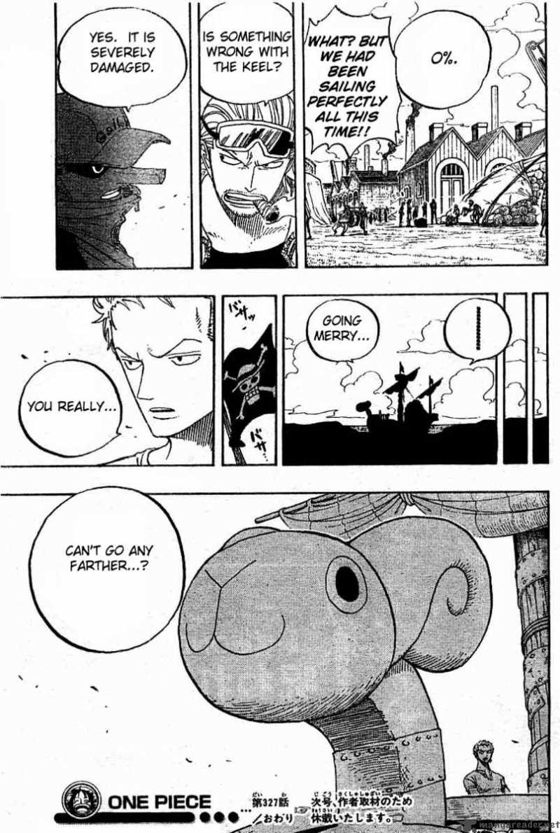 One Piece Chapter 327 — page 19