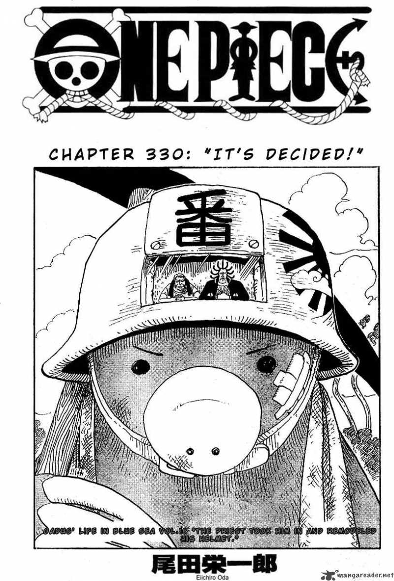 One Piece Chapter 330 — page 1