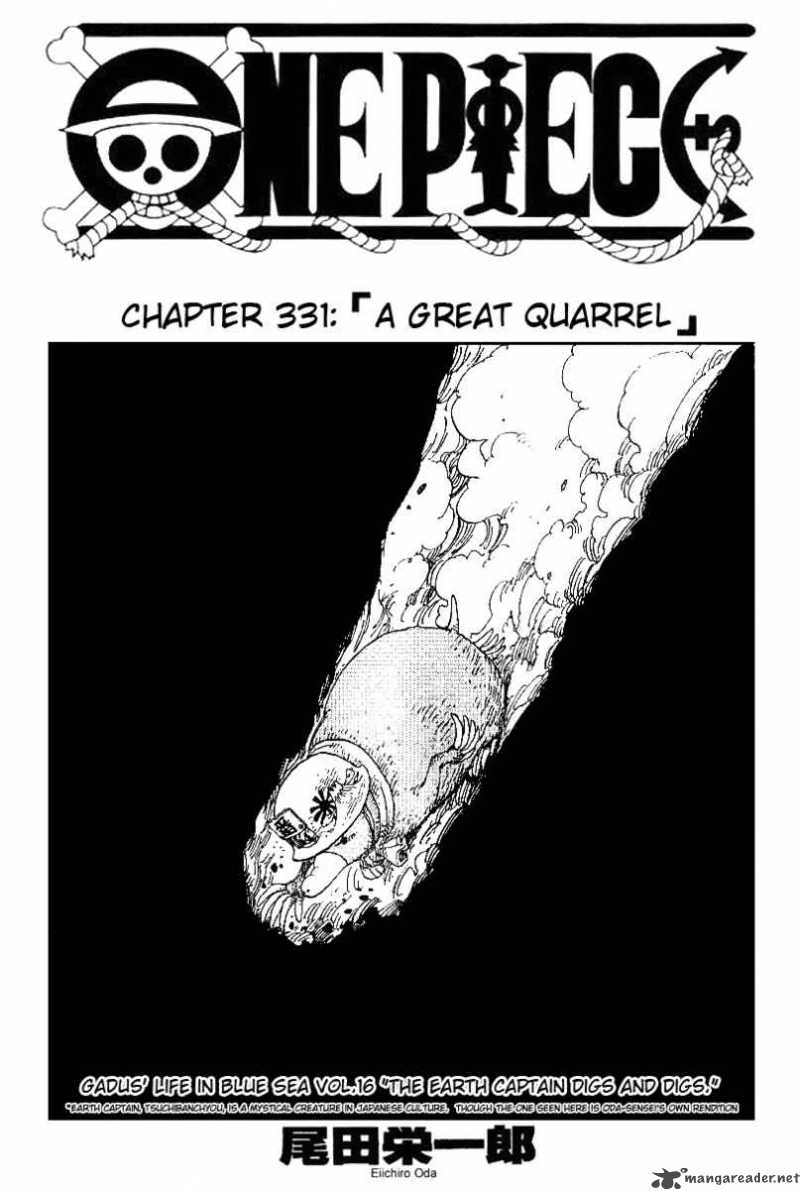 One Piece Chapter 331 — page 1