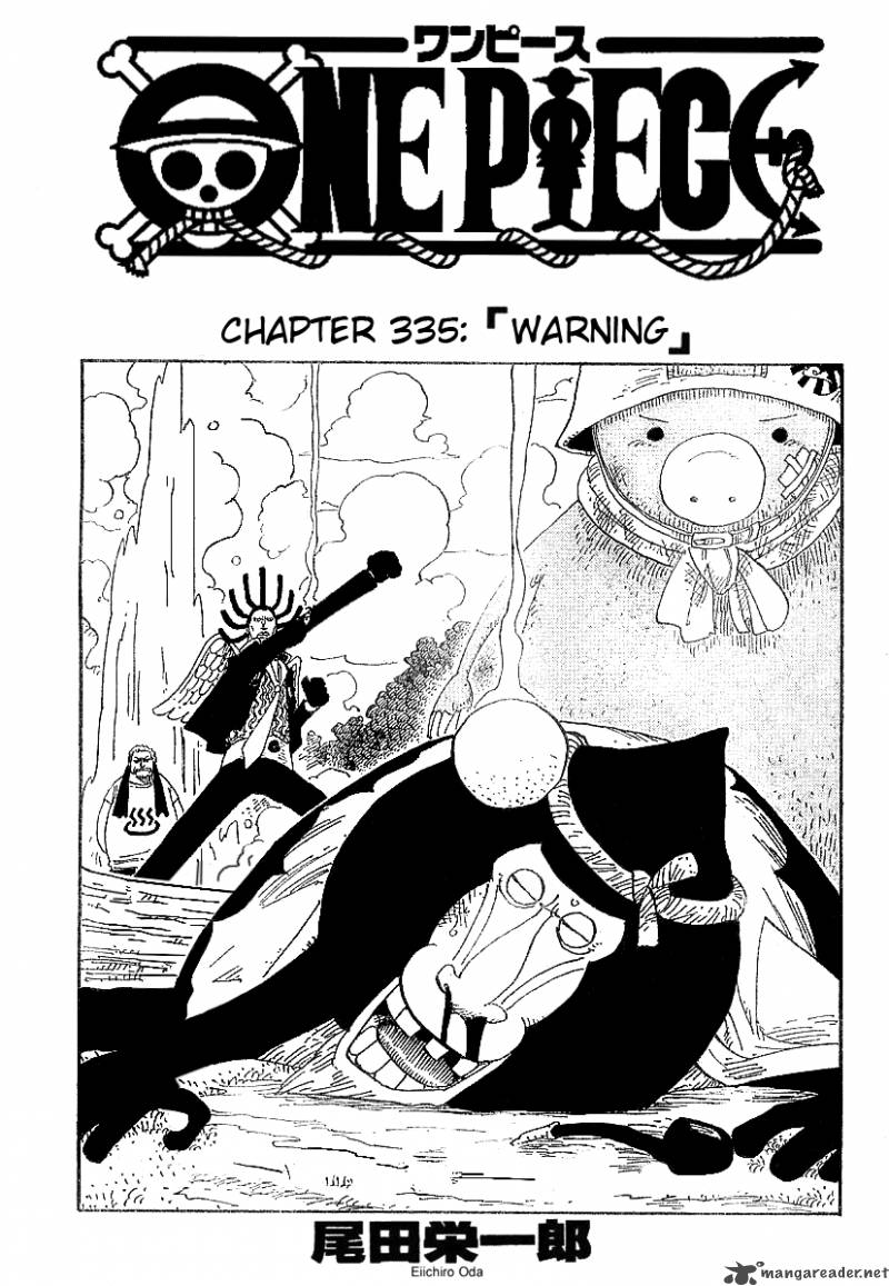 One Piece Chapter 335 — page 1