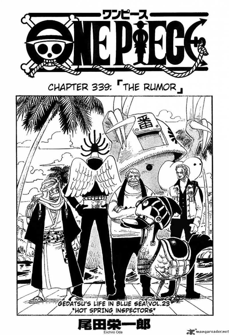 One Piece Chapter 339 — page 1