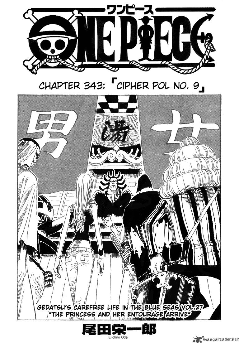 One Piece Chapter 343 — page 1