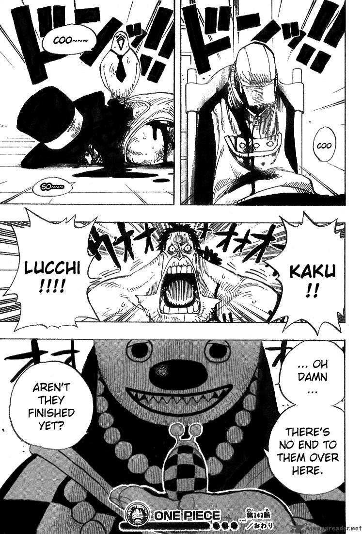 One Piece Chapter 343 — page 19