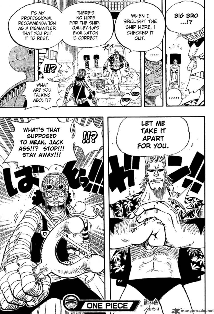 One Piece Chapter 350 — page 19