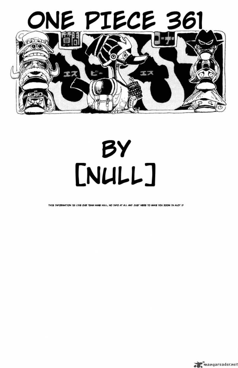 One Piece Chapter 361 — page 20