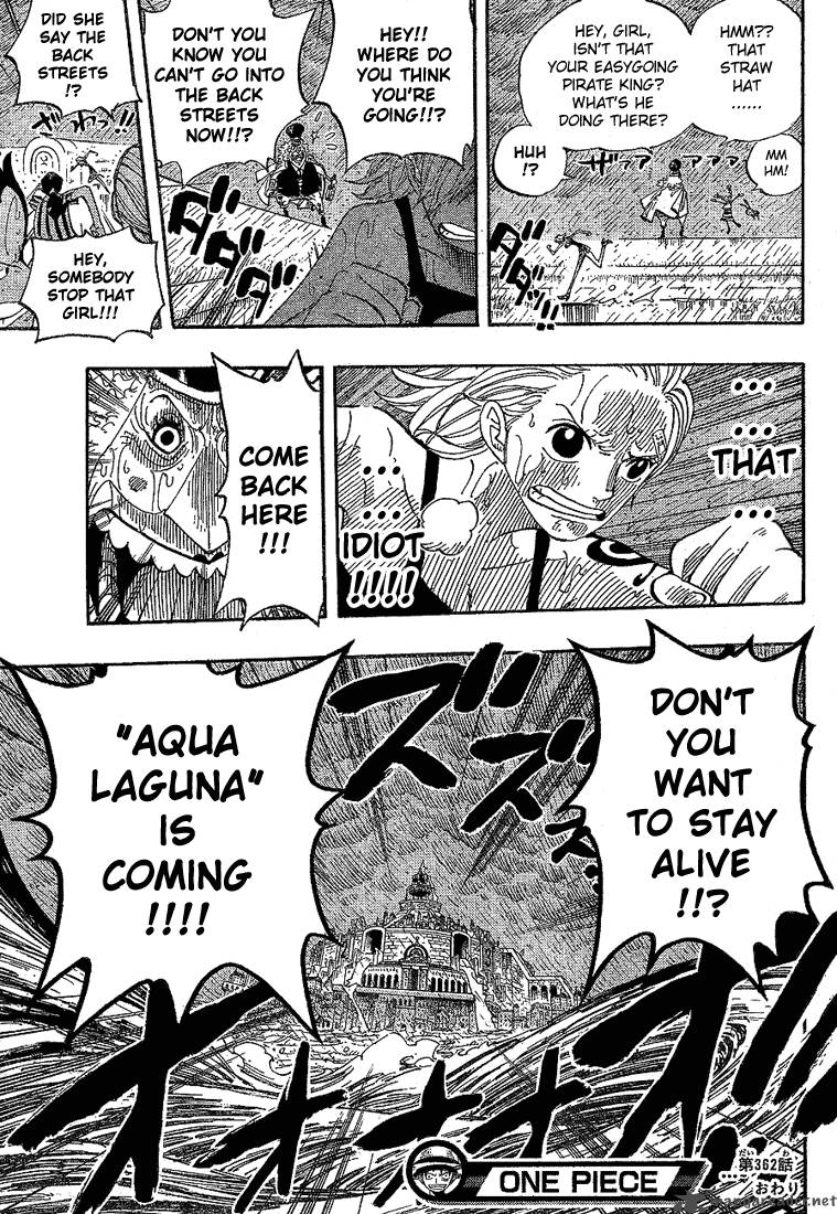 One Piece Chapter 362 — page 19
