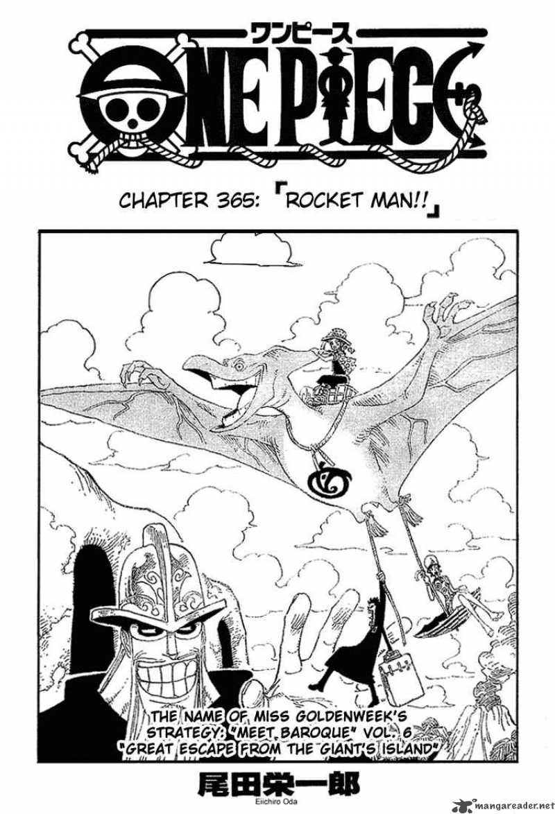 One Piece Chapter 365 — page 1