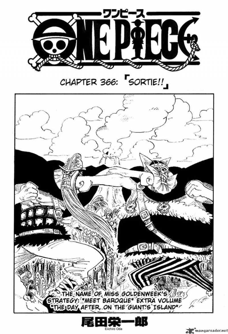One Piece Chapter 366 — page 1